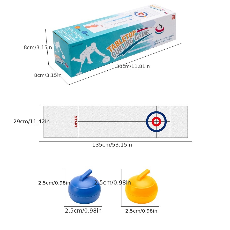 Desktop Curling: A mini version of the popular ice sport.