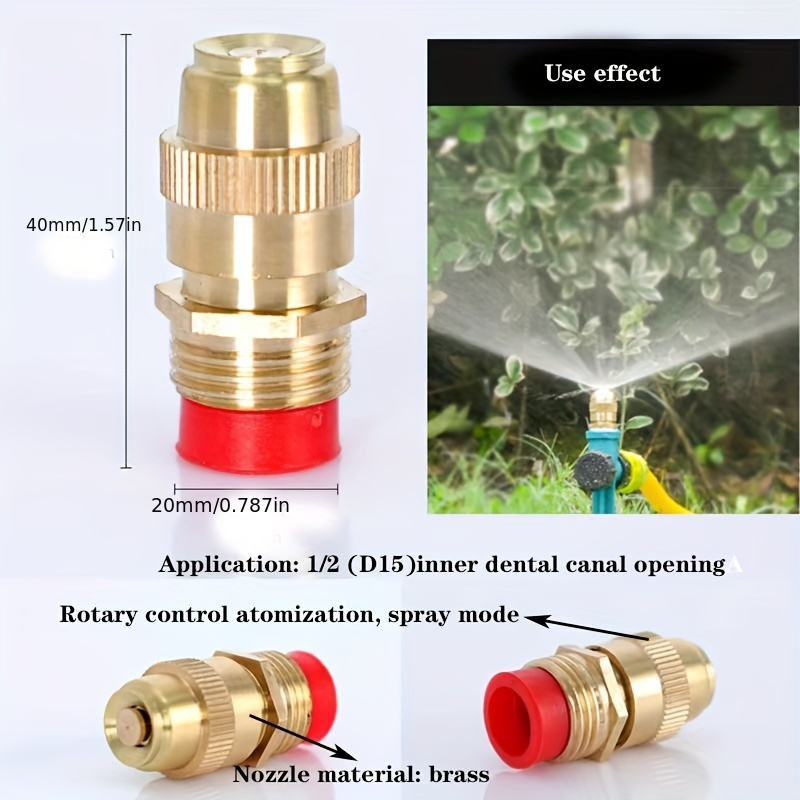 1 pièce Buse de nettoyage rotative à 360 ° 5000 PSI Nettoyeur haute  pression Buse de jet canal, Outil de nettoyage de canal, buse de nettoyeur  haute