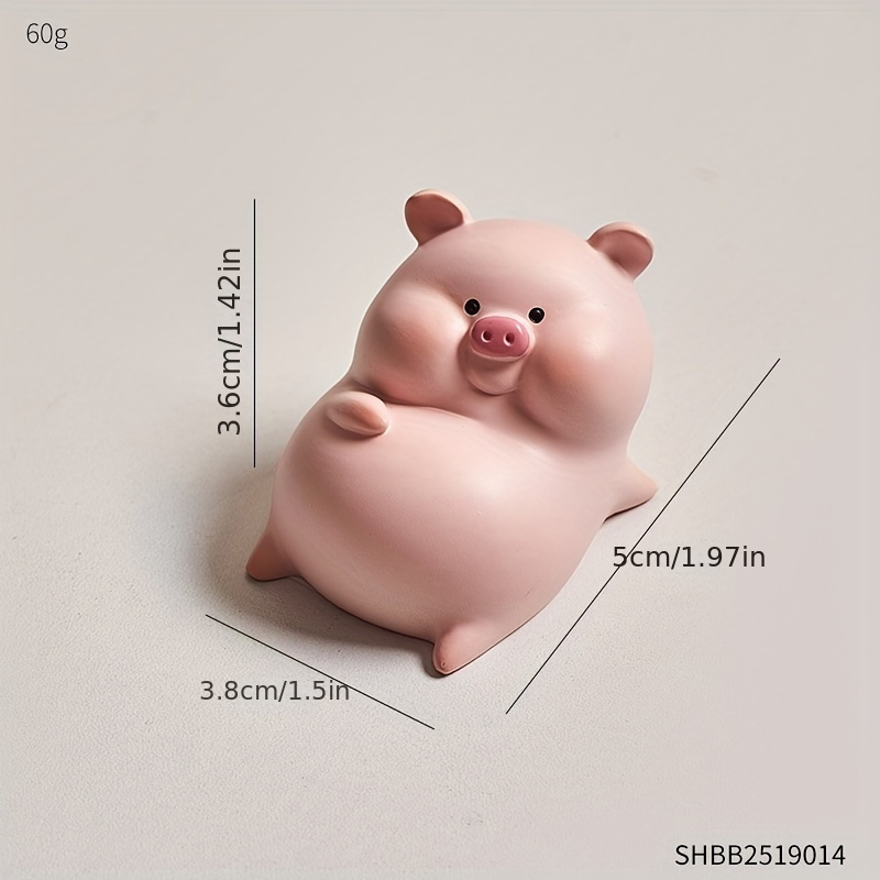 1pc Mini Piggy Design, Niedliche Schwein Auto-Ornamente, Niedliche