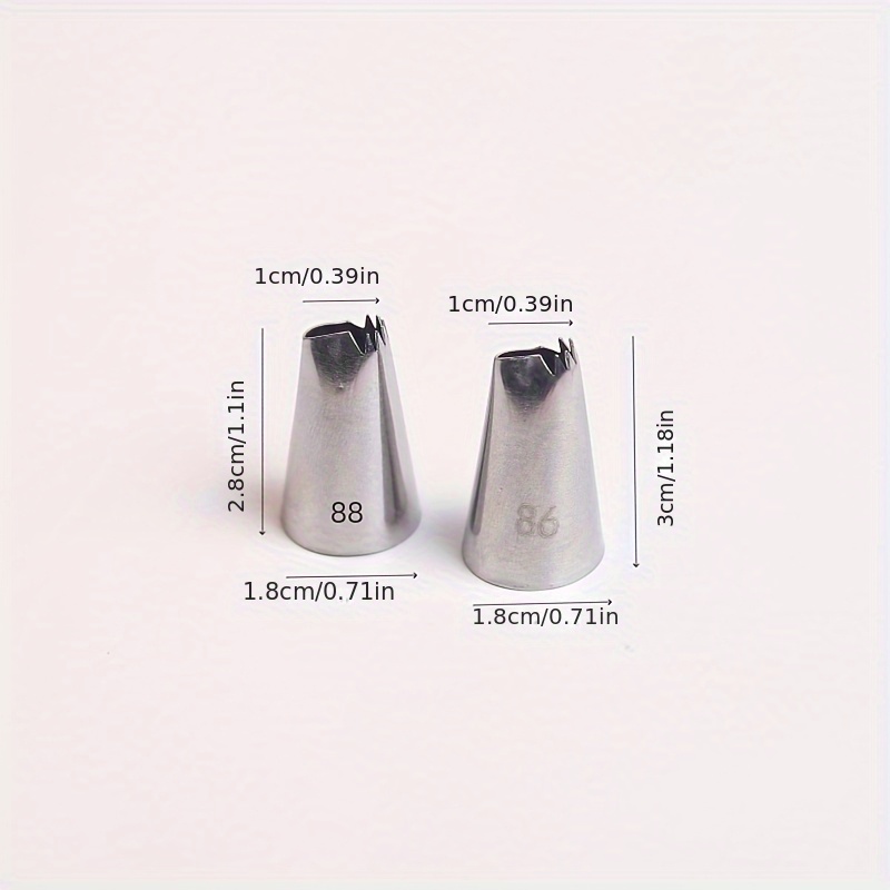 88 86 Stainless Steel Small Skirt Ribbon Pleated Cake Border Decorating Nozzle Piping Tool Baking Tool