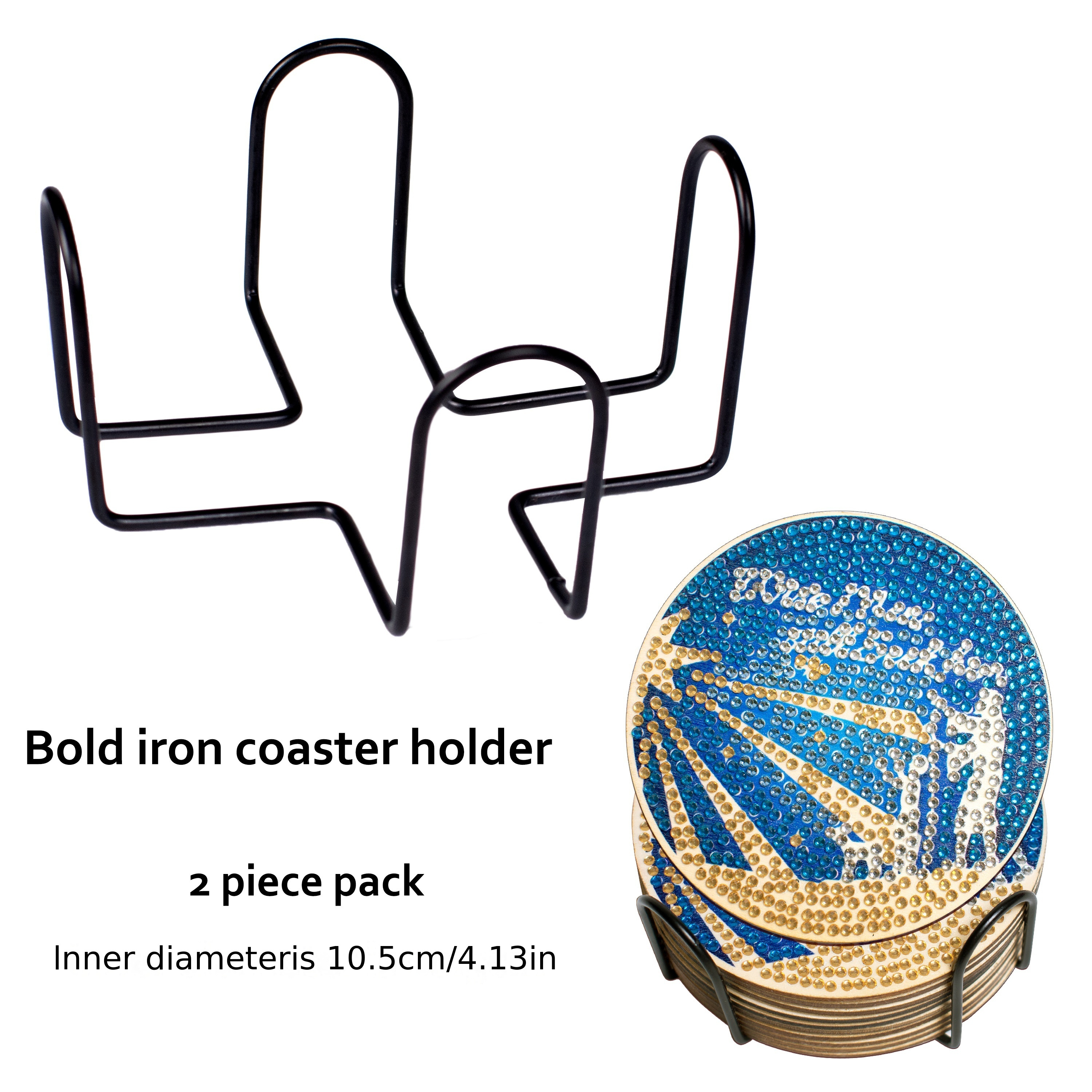 Diamond Painting Coaster Holder Iron Material Inner Diameter - Temu