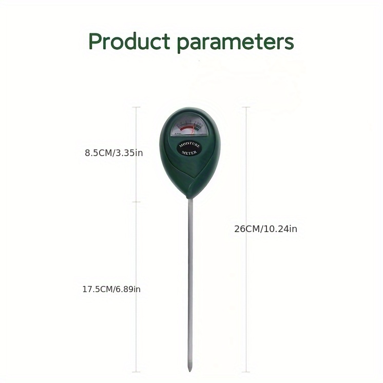 1pc soil moisture meter no battery needed suitable for greenhouse garden indoor outdoor watering gardening tool flower pot plant gardening supplies Product details 2