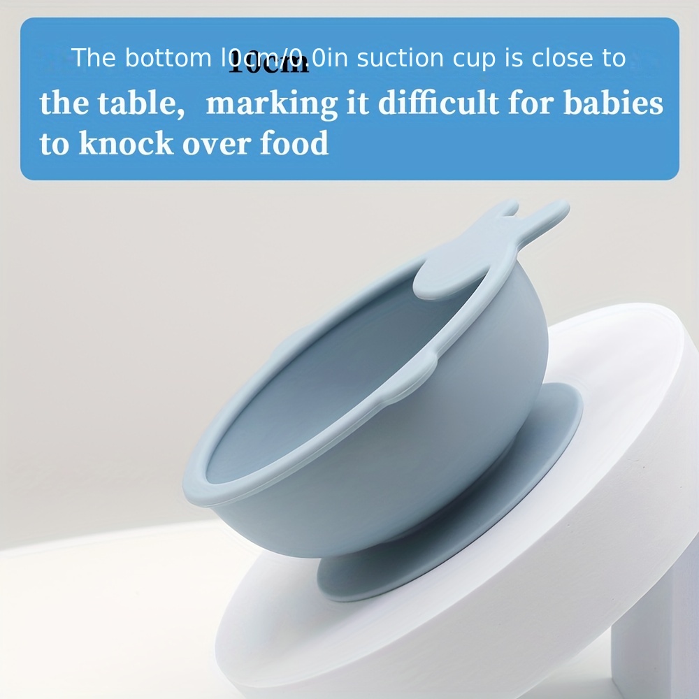 The Ultimate Baby Bowl Set: Anti-drop Silicone Bowl, Spoon, And