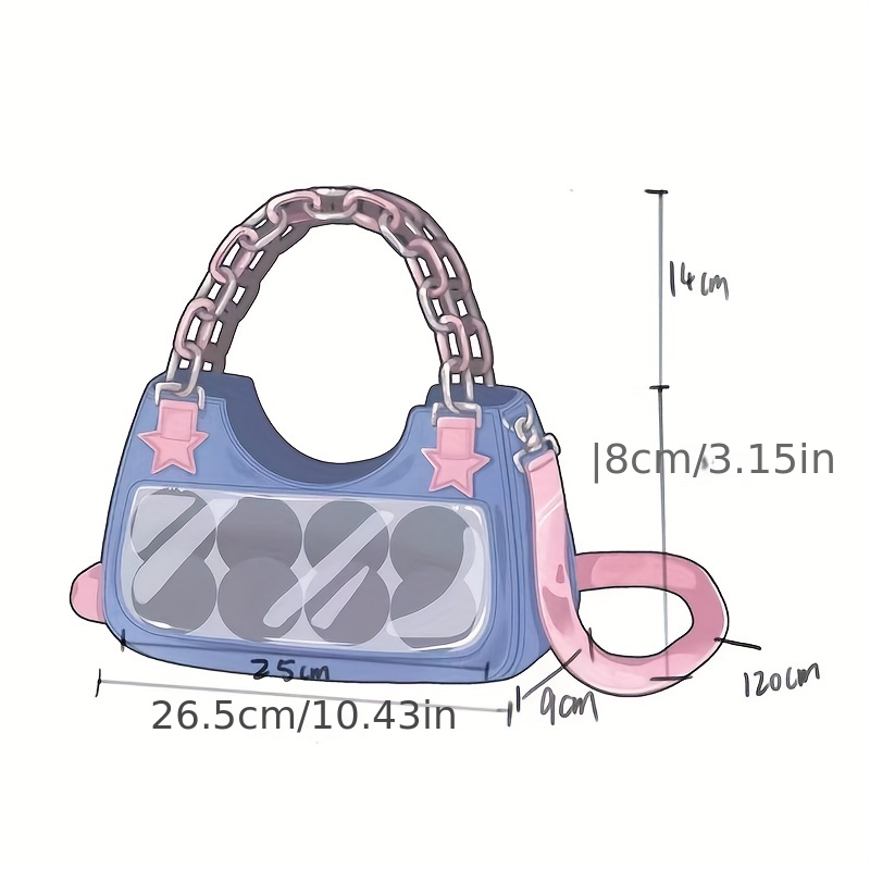 Kawaii Mini Purse Cute Small Wallets Japanese Crossbody Bag Y2K