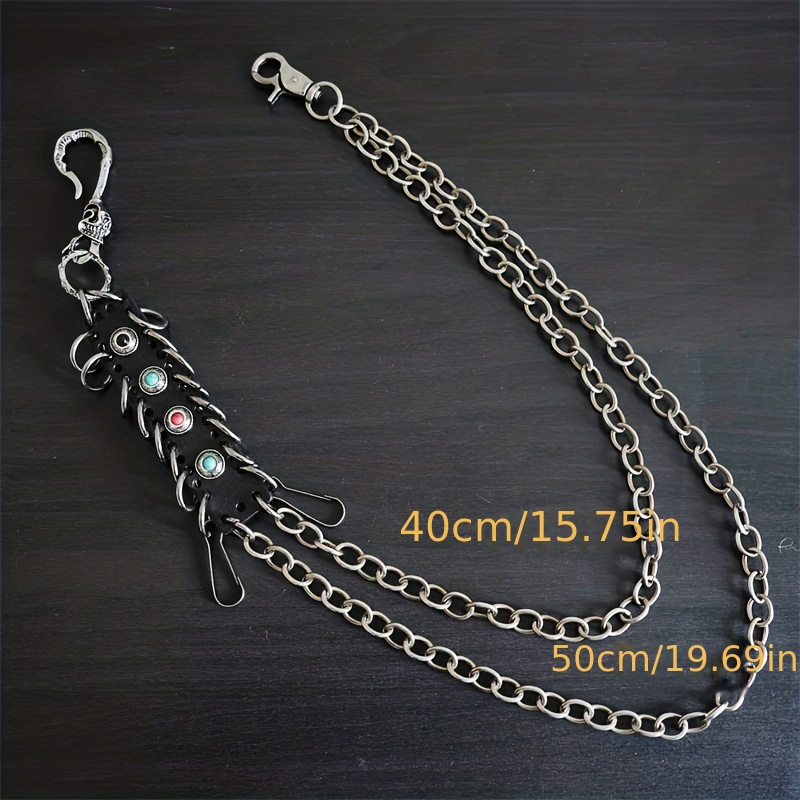 Double Layers Waist Chain Rock Punk Hipster Pant Keychain