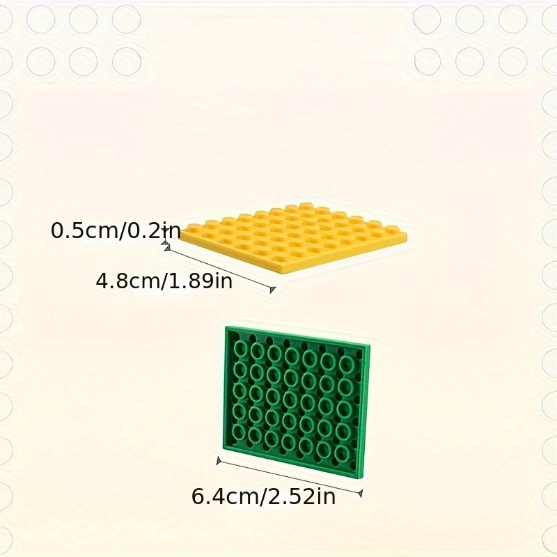 20pcs 6x8 Small Brick Blocks Compatible with MOC 3036 for DIY Toy Enthusiasts