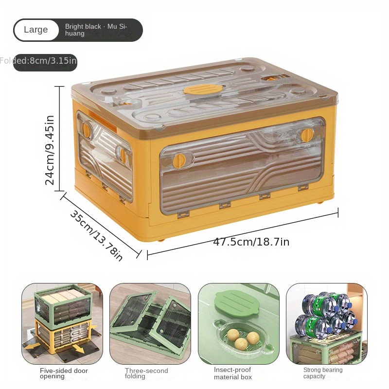 LMZM Storage Box Large Capacity Transparent Plastic All-purpose