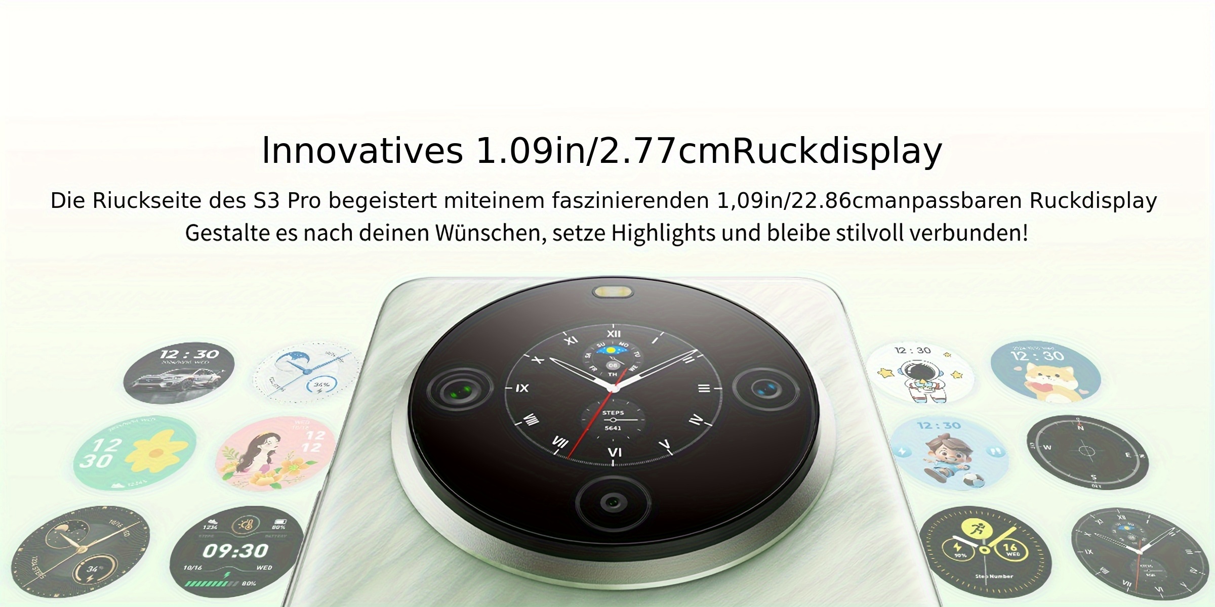 FOSSiBOT S3 Pro 2025 Android смартфон 6.67-инчов AMOLED дисплей + 1.09-инчов вторичен дисплей 20GB RAM (6+14GB) 128GB/1TB памет 64MP AI камера 5000mAh батерия NFC Face ID Dual SIM Dual Standby наличен в два цвята (зарядното устройство не е включено)