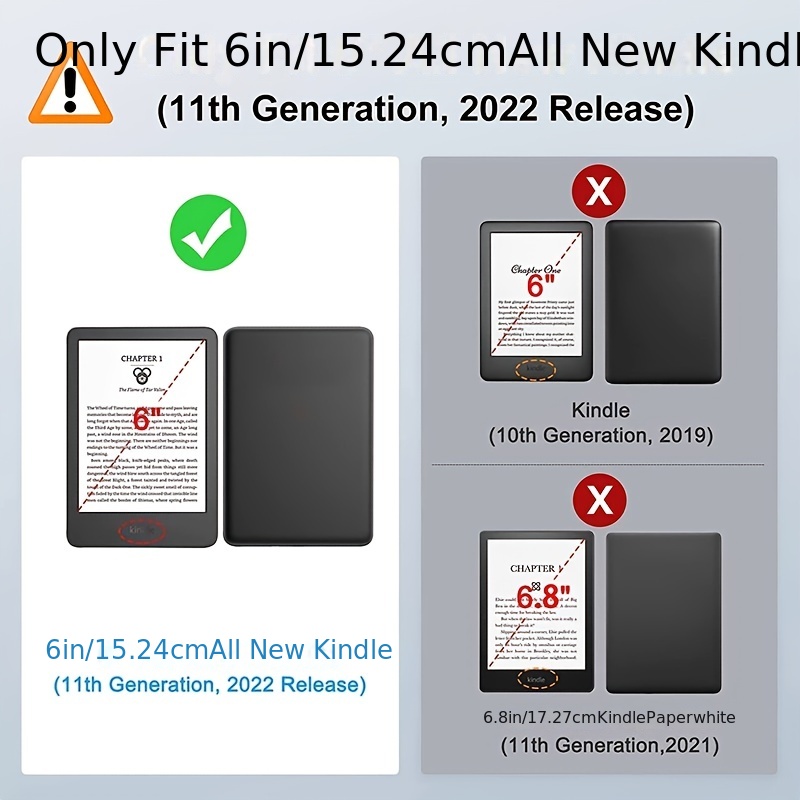 Compatible For All New Kindle 2022 Version 6 Inch Screen Protector -  Anti-Glare Matte Soft Film, Eye Protection Shield For Reading