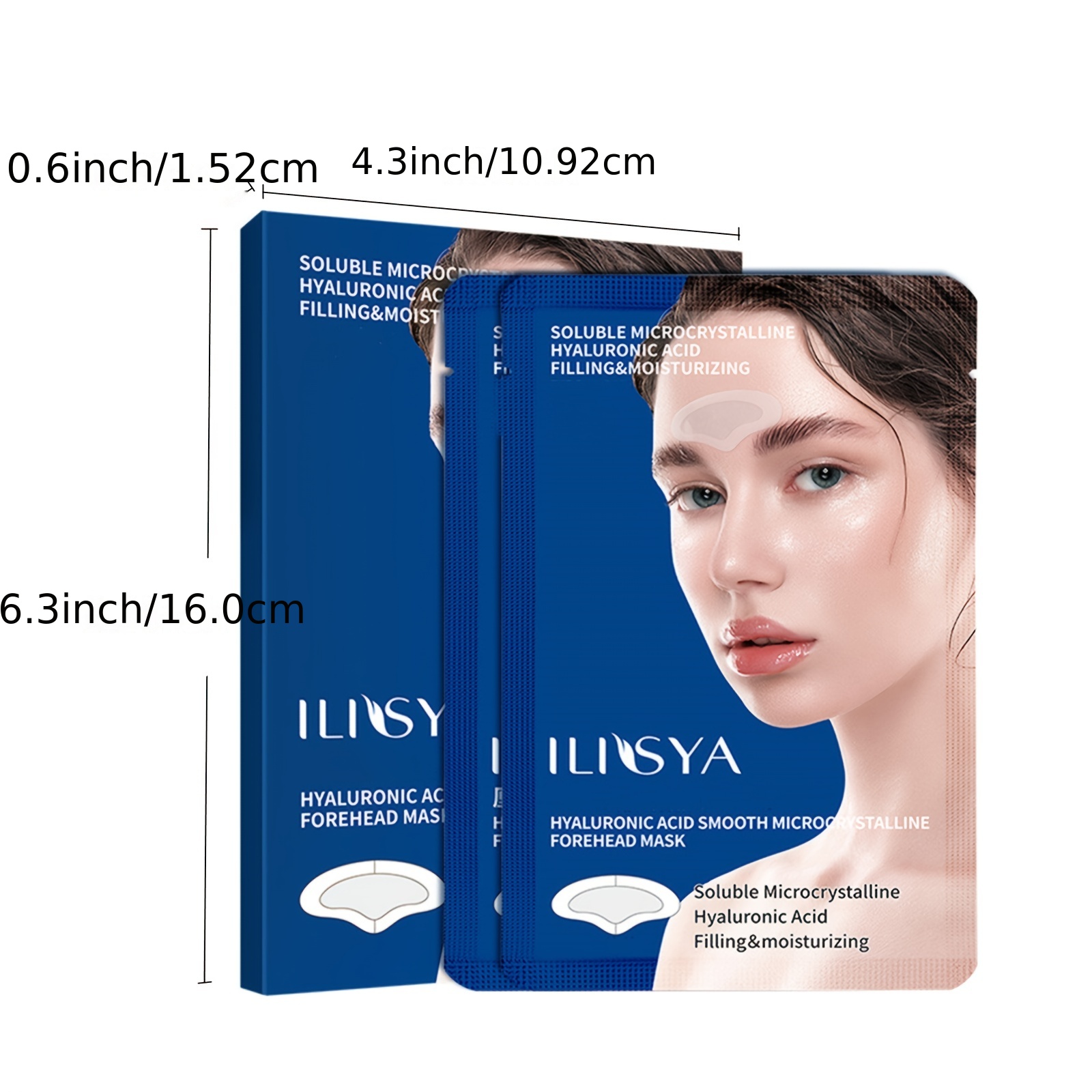 Micro needle Forehead Patches Hyaluronic With Temu Acid - Patch