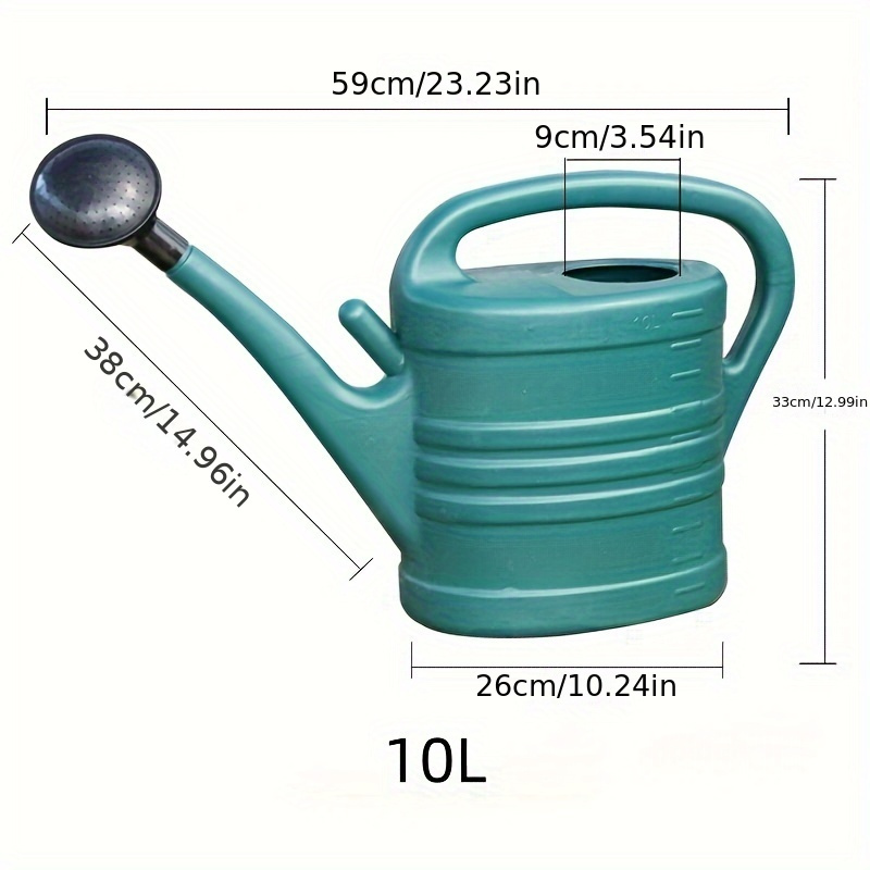 TEMU 1pc Watering Can Household 5l/10l Large Capacity Watering Can Gardening Watering Tools Garden Essential Gardening & Lawn Supplies
