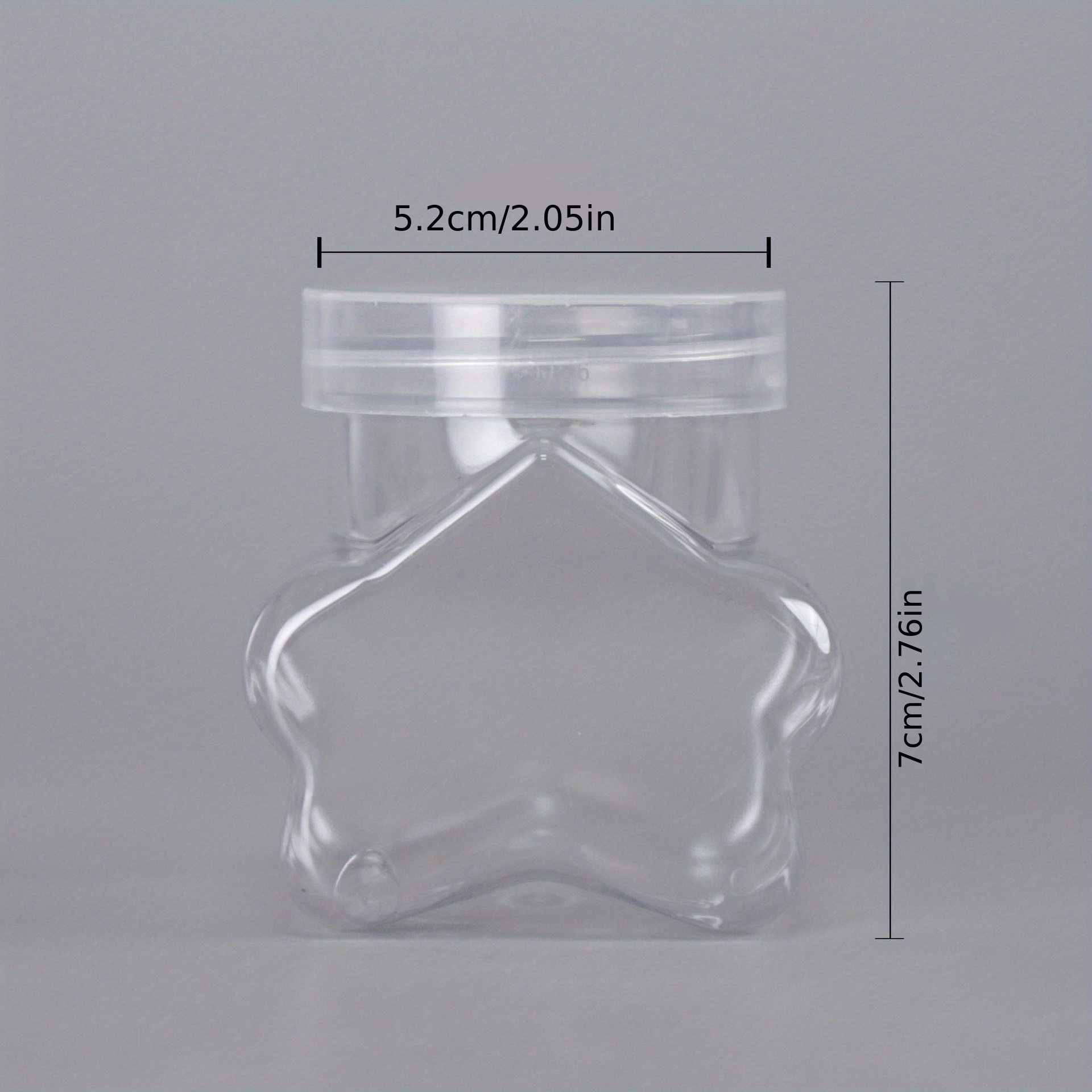 1pc 500ML Square Transparent Snap-Lock Food Storage Canister, Candy Jars  With Lids,Sealed Container, PET Material, 93 Teeth,Moisture-proof  Transparent