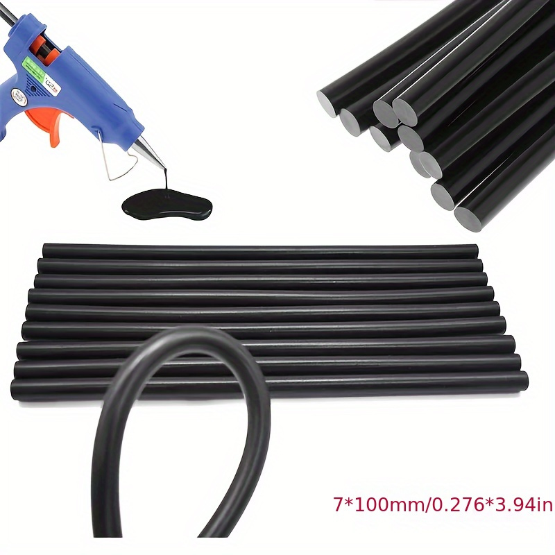 Black Hot Melt Glue Sticks For Hot Melt Glue Gun - Temu