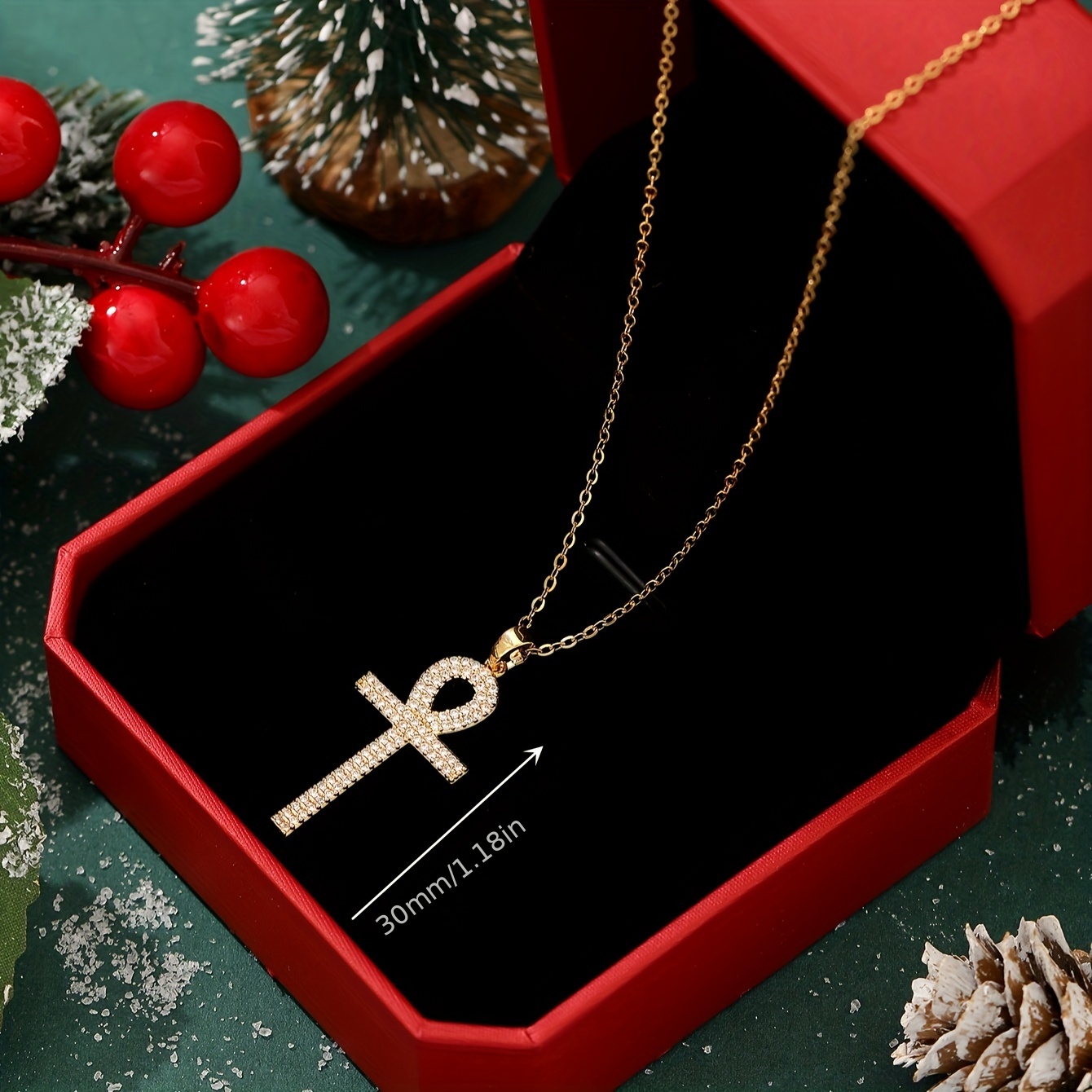 1pc Stylish Golden Stainless Steel Necklace Suitable For Women's