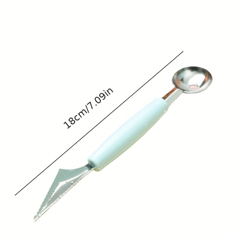 3pcs Fruit Scoop Stainless Steel Fruit Ball Digger Watermelon Spoon