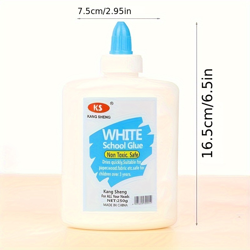 White Glue Liquid Washable Sticker Super Strong Bond Paper Craft Office  School