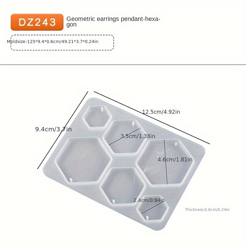 1pc 42 Kinds Epoxy Resin Pendant Mold Epoxy Resin Earring Temu Australia