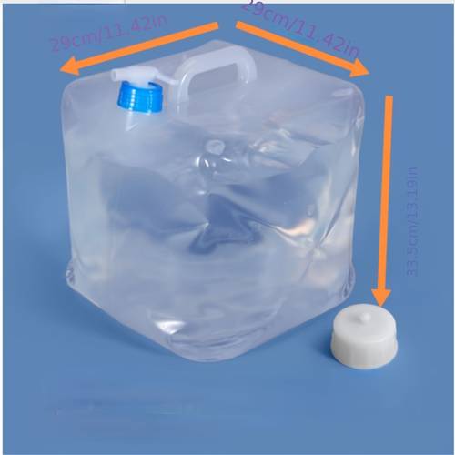 1pc, Portable Water Bucket, Can Be Used For Outdoor Kitchens, Field Camping, Barbecue, Easy To Carry