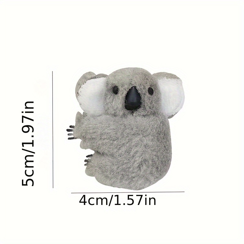 Plush Koala Cartoon Animal Hair Clips Women Girls Cute Hair - Temu