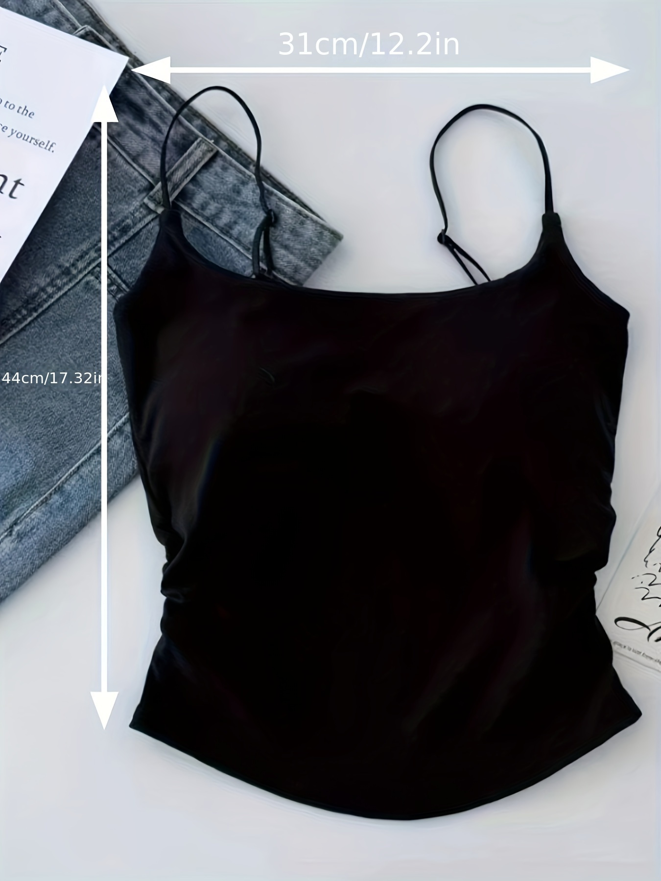 Single-Pack Girls' Off-Shoulder Camisole Bra with Fixed Breast Pads & Waist Pleats - Soft Pink Stretchy H-Line Top for Ages 12-14Y, Machine Washable Casual Attire, Offshoulder Style | Comfortable Fit