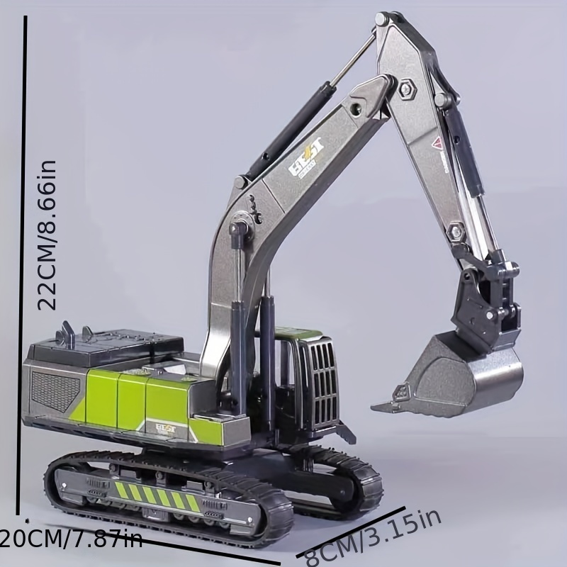 大型合金掘削機慣性玩具車土掘り機械車エンジニアリングカーモデル 