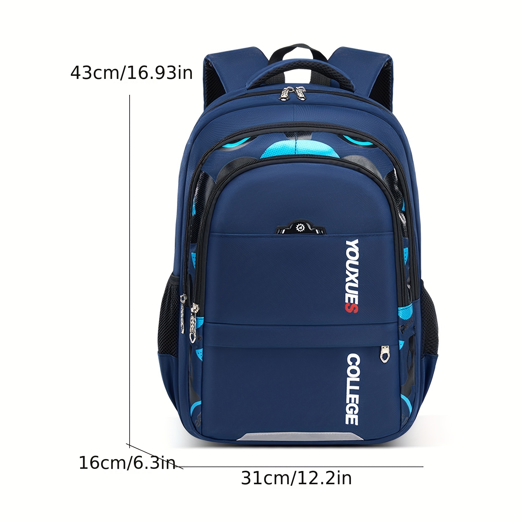 Casual Waterproof School Bag Large Capacity Backpack