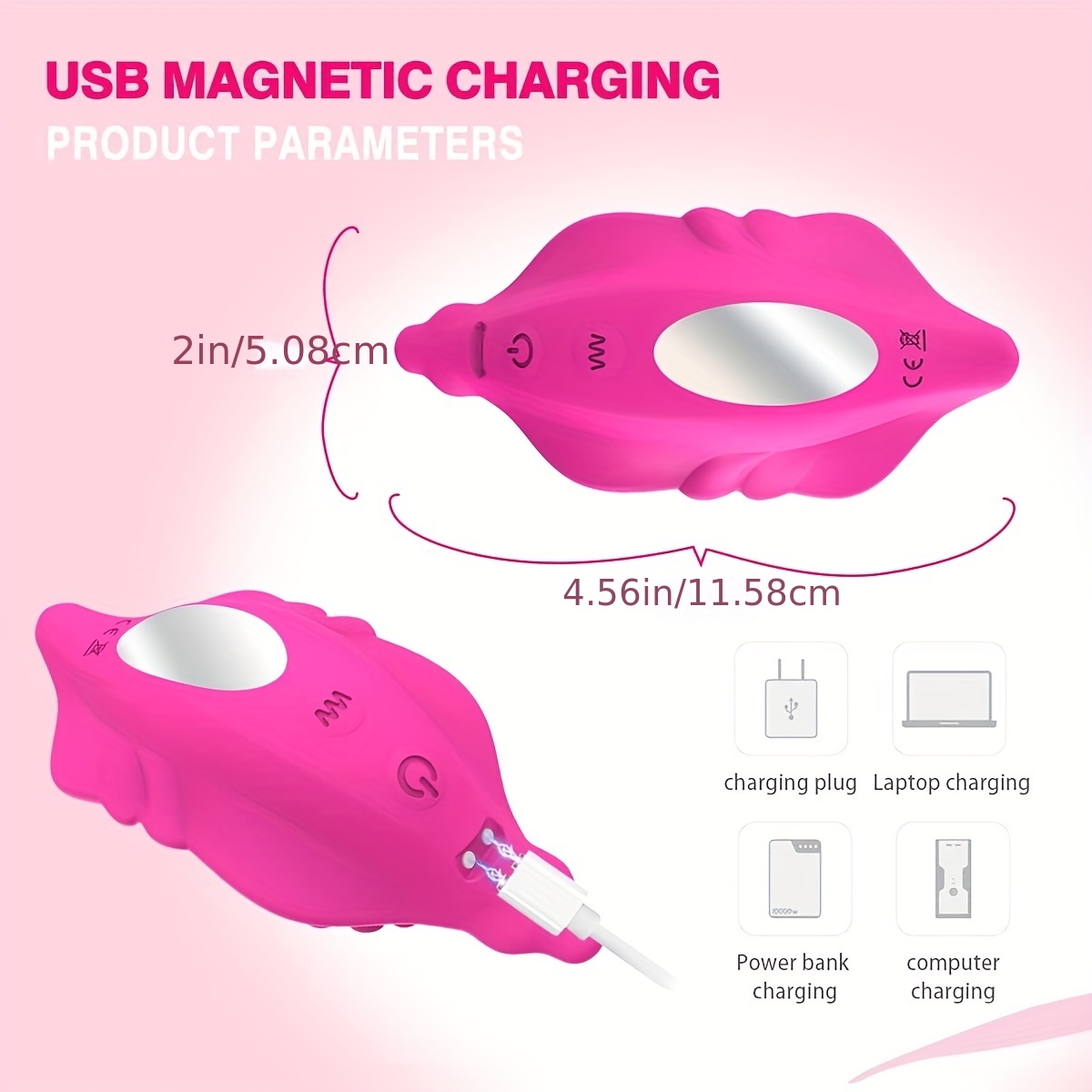 Wearable Panty Vibrator with App & Remote Control Vibrating  Eggs,Rechargeable Butterfly Vibrators Clitorals Stimulator Vibrating Panties  Wearable Sex Toy for Women (Purple) 