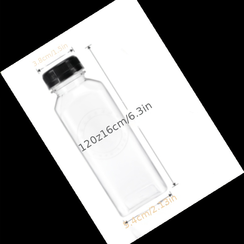 12 Ounce Multifunctional Glass Juice Bottles With - Temu