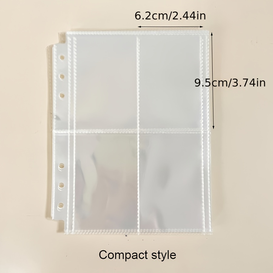 TEMU 10pcs Sacos de para Pasta A5, Capas de Livro de PP de 3 Polegadas e 5 Polegadas