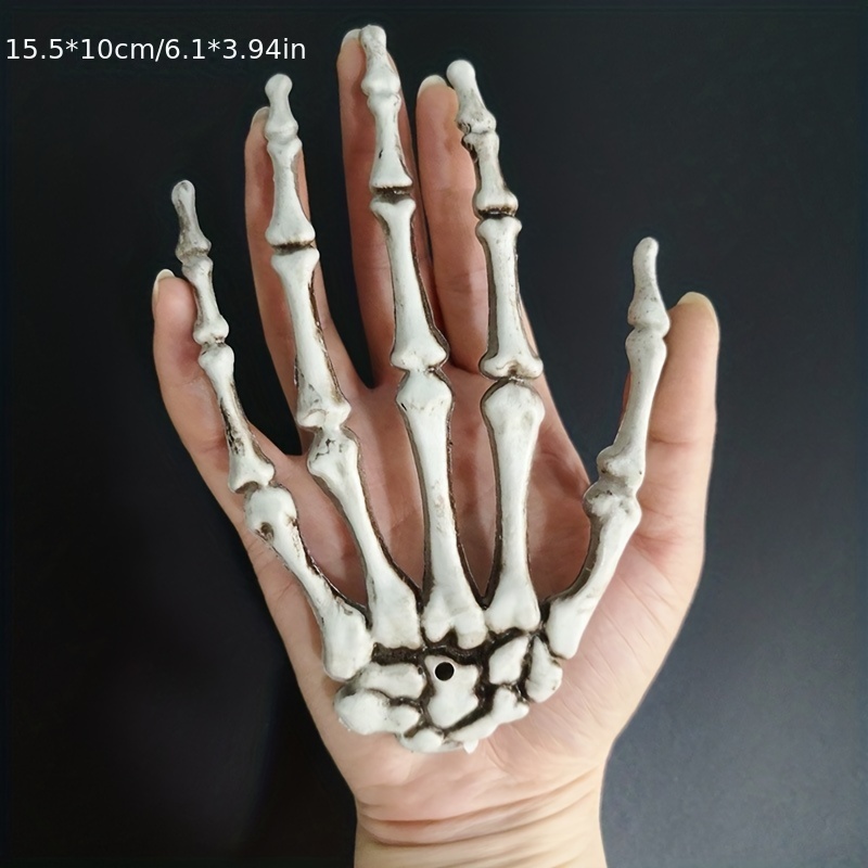 Skeleton Hands Bone Claws, Bloody White Skull Hand, Halloween Decorate