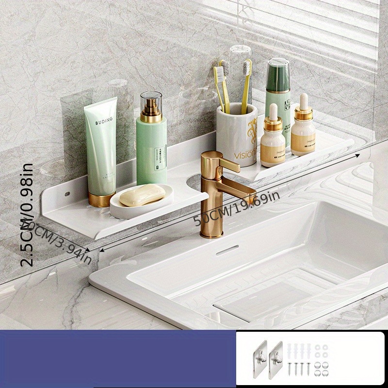 1pc Shower Storage Holder Bathroom No Drilling Shower Gel Shampoo Organizer  Holder Rack