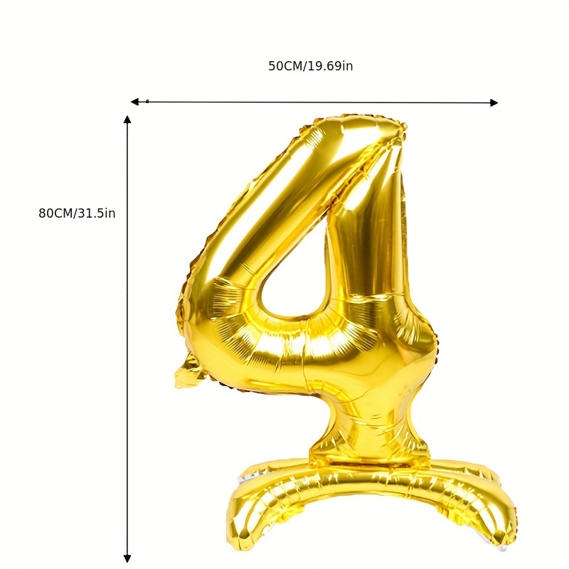 Ballon numérique debout de 32 pouces 1 pièce ballon - Temu France