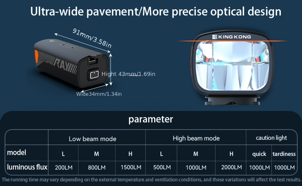 KING KONG X6pro LED Bicycle Light cut-off line USB Rechargeable Front Bike Light, with Mounting Bracket, Multiple Modes, High Brightness Suitable for Night Riding Mountain Bikes and Road Bicycles new2025