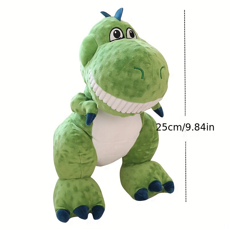 1pc cute big teeth dinosaur plush toy fierce tyrannosaurus rex dinosaur stuffed toy plush animal doll christmas gift creative animal plush doll birthday gift 25cm 2