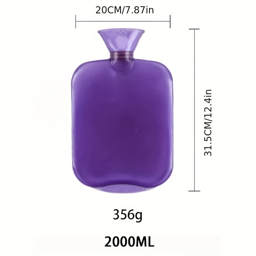 1pc 2L Grande Borsa Dell'Acqua Calda Con Copertura A Maglia, Scaldamani  Portatile A Cartone Animato E Scaldapiedi Per Campeggio All'Aperto Viaggio  - Temu Italy