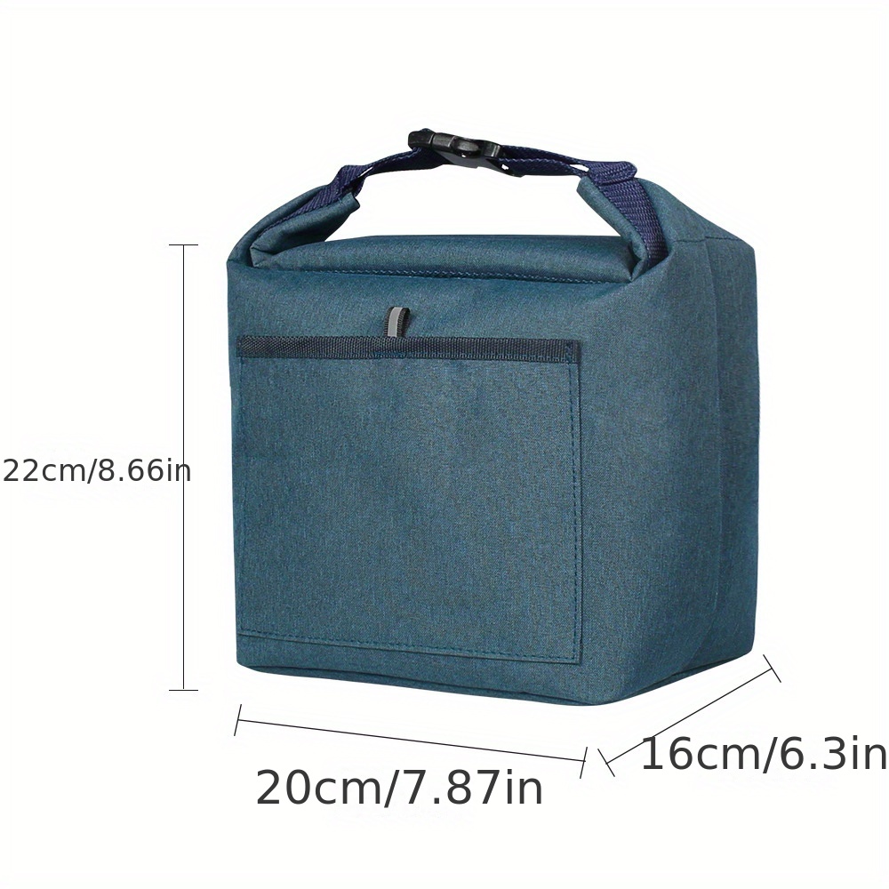 Lunch Box Bag, Office Worker Hand Lunch Bag,tote Food Bag, Waterproof  Oxford Cooler Bags, Portable Zipper Thermal Lunch Bags, For Teenagers And  Workers At School, Classroom, Canteen, Back To School - Temu