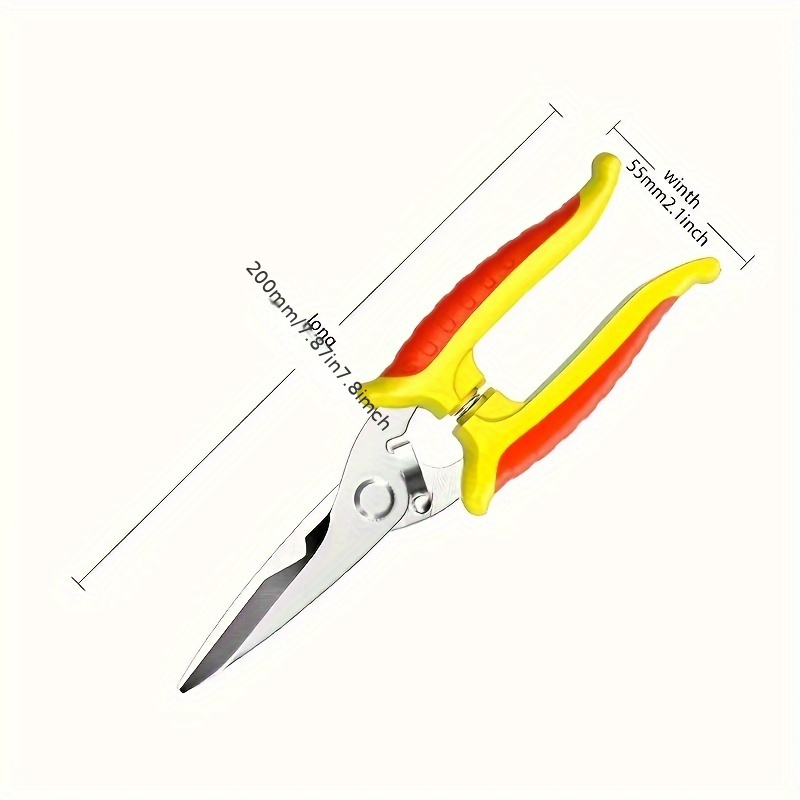 1pc Iron Sheet Shears, Multifunctional Electronic Scissors, Electrician Scissors, Cable Knife, Integrated Ceiling Cutting Wire Trough Scissors