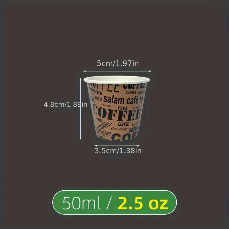 small paper sample cup