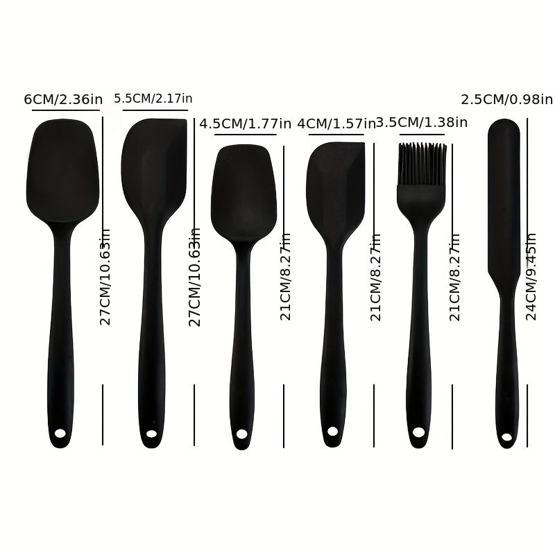 Silicone Spatula Set - Spatula Silicone Heat Resistant 600°f, Heat Non-toxic  Odorless For Non-stick Cooking Spatulas, Extra Large Flexible Kitchen  Utensils, Silicone Kitchen Utensils Set, Suitable For Various Cooking And  Baking Styles