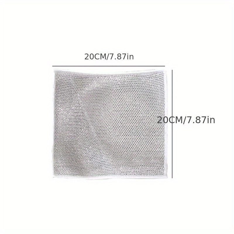 Wire Dishwashing Cloth Mesh Dishcloth For Kitchen - Temu