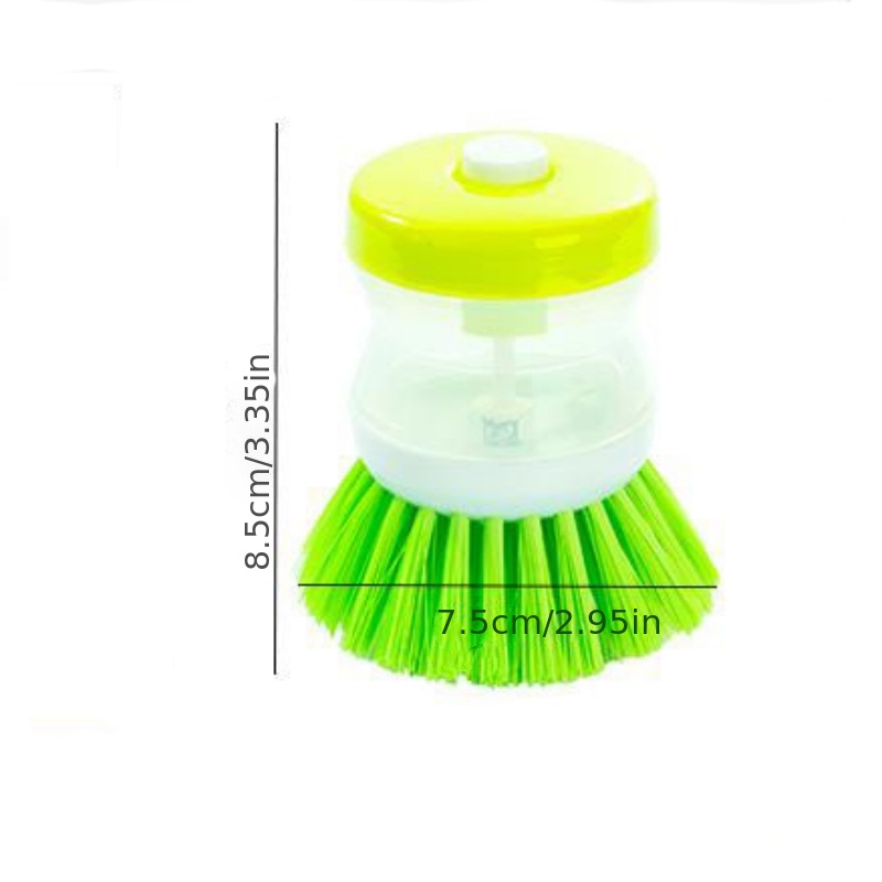 1pc Random Color Kitchen Pot Scrubber With Automatic Liquid