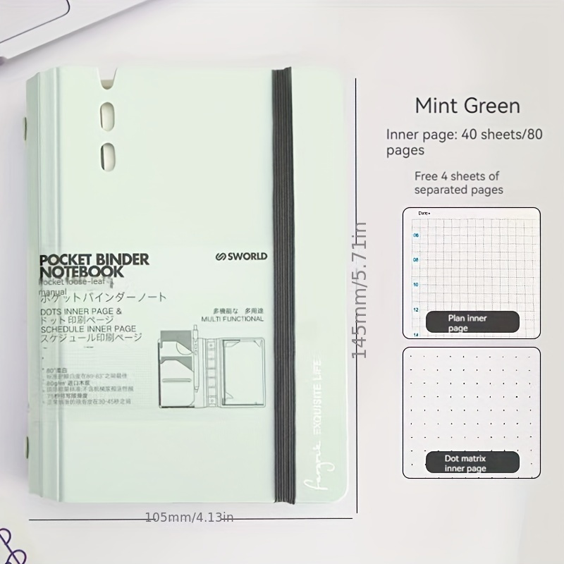 Notebook A7 Cream Plain Paper – Todo Modo