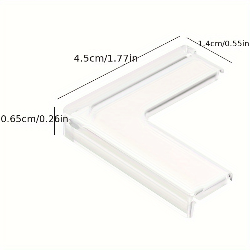 4/8pcs Transparent Anti-collision Corner, Table Corner Protection Cover,  Furniture Safety Cover, Soft Rubber Corner Protector For Glass Table