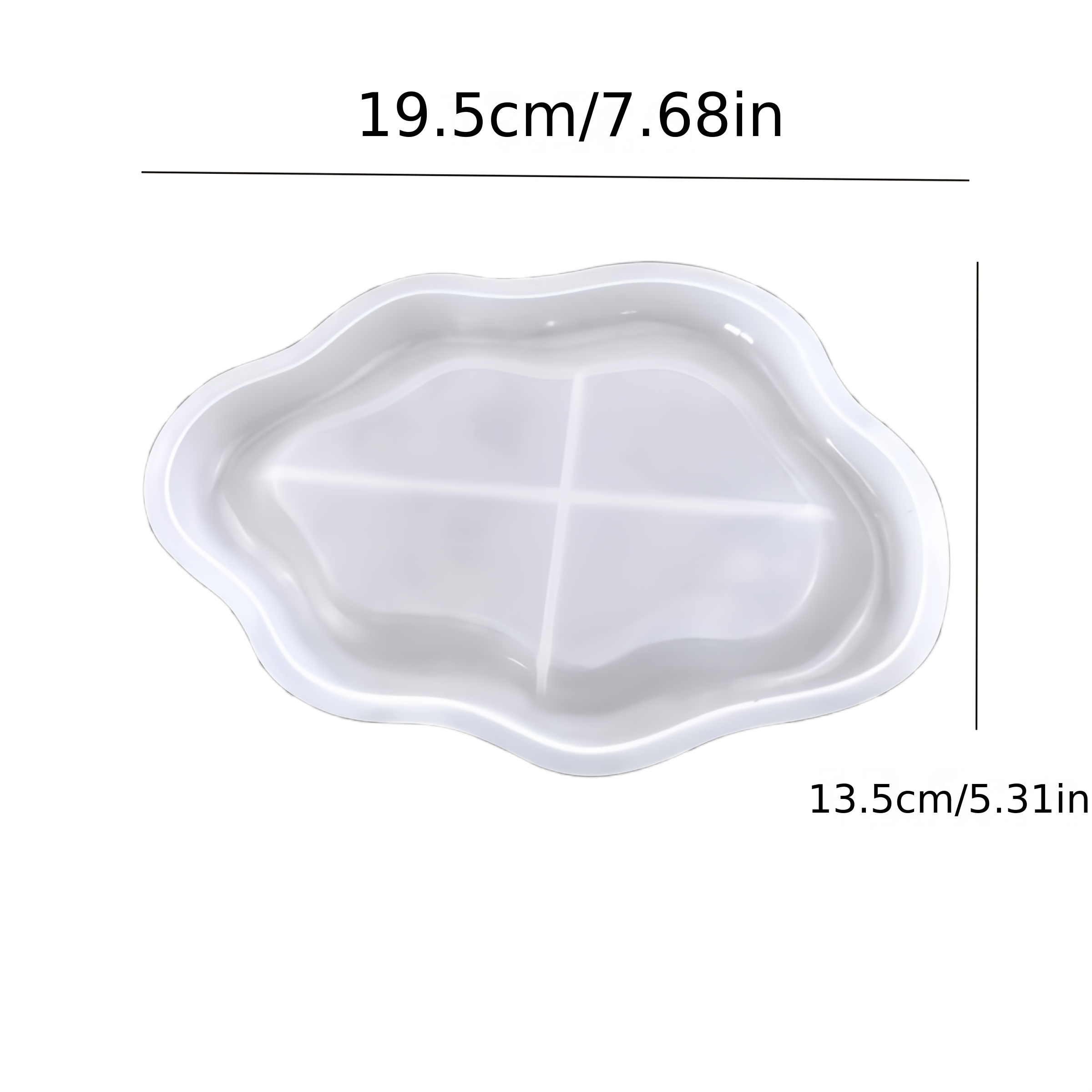 Image of A Mold For Resin Casting Featuring Unconventional Designs, Suitable For Crafts, Jewelry Trays, Earring Organization, And Made From Cement, Gypsum, Or Silicone