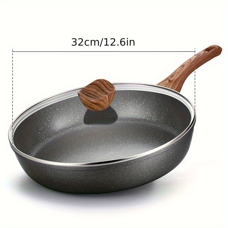 1pc   non stick pan household frying pan steak pan fried egg pancake pan gas stove magnetic stove universal kitchenware details 3