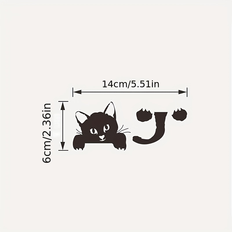 1 Stück Schwarzer Süßer Katzen lichtschalter aufkleber - Temu Germany