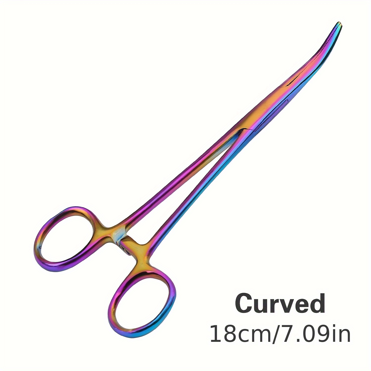 E-shop Lange Outdoor-Angelhakenentferner-Zange, 14/18 cm Gerade & Gebogene Kopfzange, Haustierohrhaar-Zange, Haushaltszange
