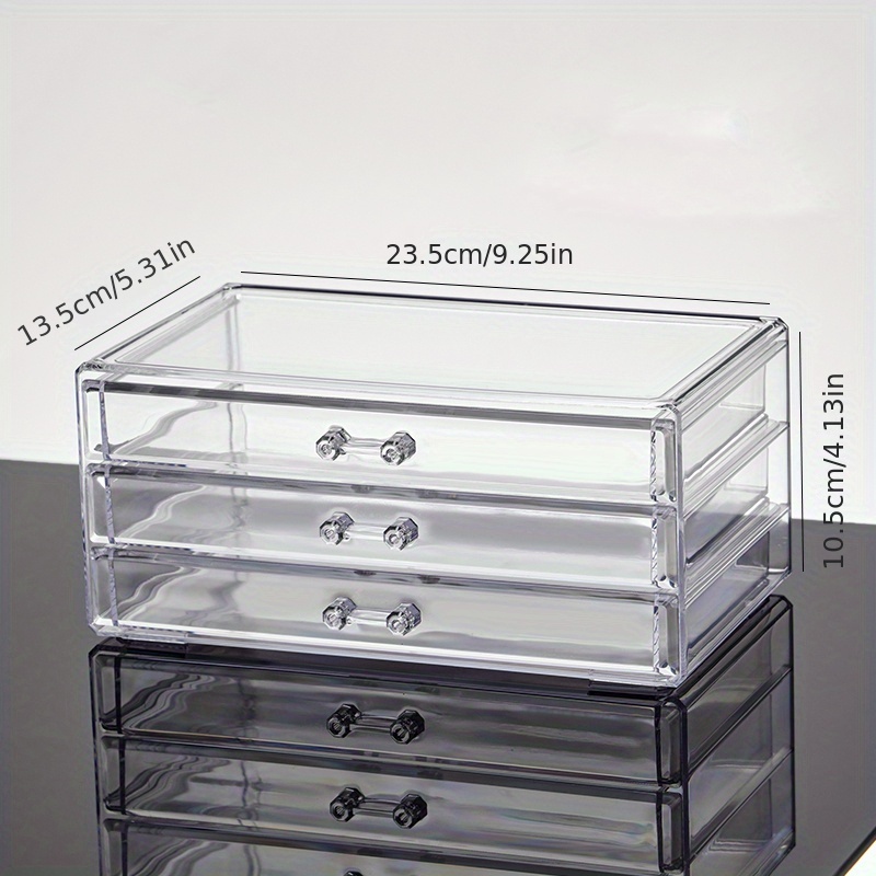 Clear Acrylic Jewelry Organizer and Makeup Organizer Cosmetic