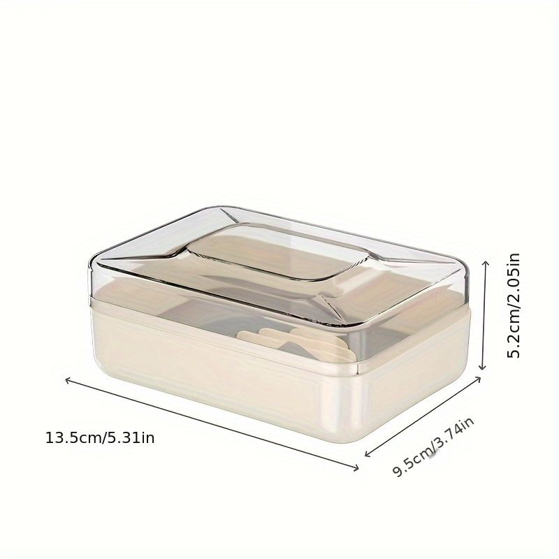 1 Caja Jabón Plástico Recipiente Jabón Viaje Tapa Caja Jabón - Temu Mexico