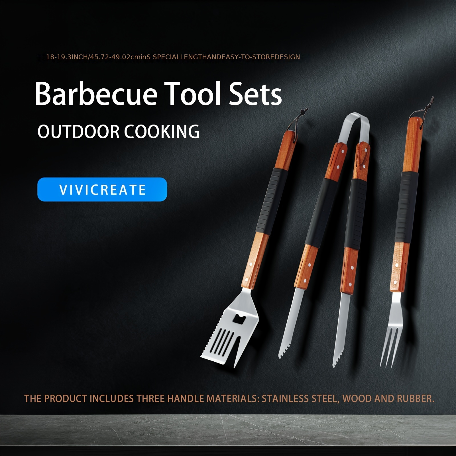 

Vivicreate Bbq Cooking Kinfe Click Set